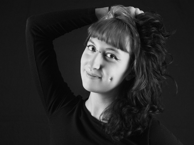 Melanie shooting en intérieur montage et light painting 60